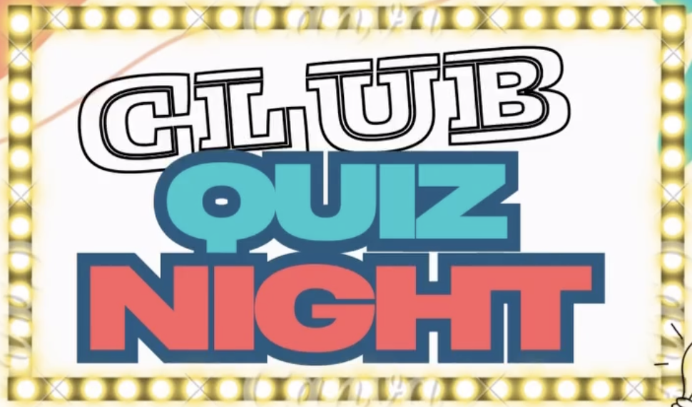 Club Quiz Night – Thursday 27th March at 18.00